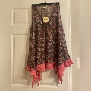 Flowy sleeveless boho tunic - Lg. Hayden L. A.